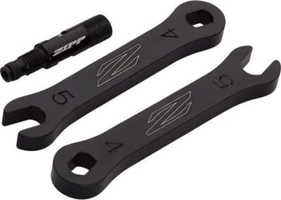 Zipp Tangente Ventielverlengers - Zwart - 27 mm