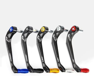 Handbeschermer Motorstuur - Handkappen Set - Veilig Rijden - CNC Aluminium - Universeel - Zwart
