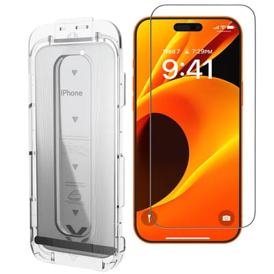 Screenprotector Geschikt voor iPhone Air – Met Montage Frame – 9H Beschermglas – AR Antireflectie – Case Friendly – Ultieme Duidelijkheid & Bescherming - 2x