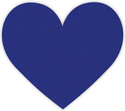 Hart vilt onderzetters - Donkerblauw - 6 stuks - ø 10 cm - Glas onderzetter - Valentijn - Cadeau - Woondecoratie - Woonkamer - Valentijn - Tafelbescherming - Onderzetters Voor Glazen - Keukenbenodigdheden - Woonaccessoires - Tafelaccessoires