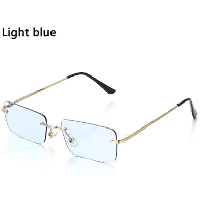 1PC Vintage Rechthoek Zonnebril Luxe Gradiënt Brillen Unisex Modeontwerper Zonnebril UV400 Bescherming Brillen other