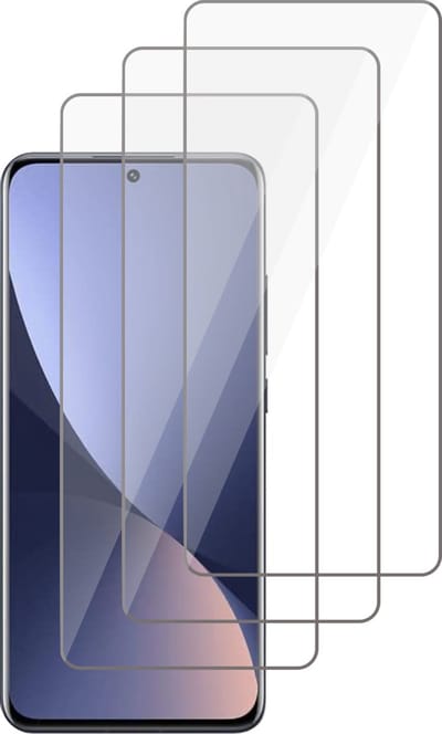 Screenprotector geschikt voor Xiaomi 12 Lite - Gehard Glas Beschermglas Tempered Glass Screen Protector - 3 Stuks