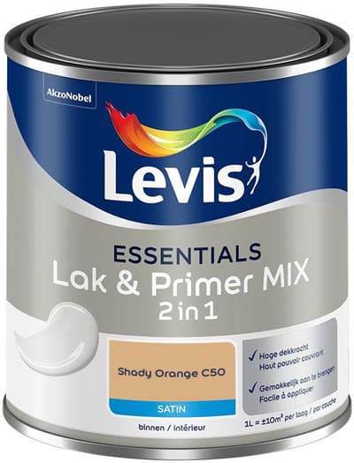 Levis - Essentials Lak & Primer Mix - Shady Orange C50 - Mengverf - 1 L