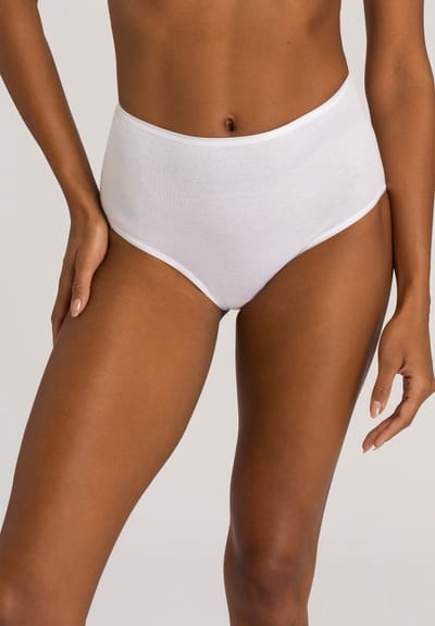 Hanro Cotton Seamless Maxi slip - 0101 White - maat 44 (44) - Dames Volwassenen - 100% katoen- 071625-0101-44