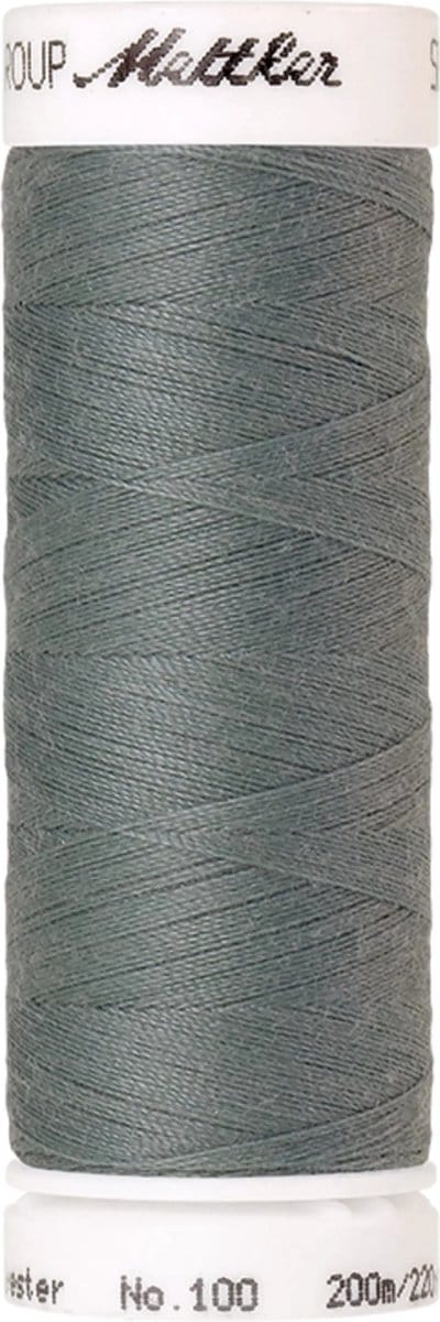 Amann Mettler Seralon Naaigaren – Vintage Blue (1214) – 200 m – No. 100 – 100% Polyester – Per Stuk