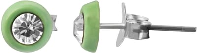 AKZENT Akzent kinder oorbel "Farbenfreunde Cleo" van 925 Sterlingzilver, kinder oorknopjes,