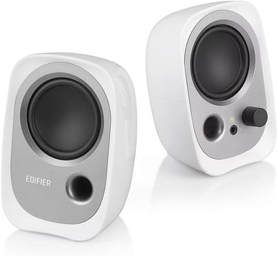 USB Bureau Speakers met Bass Reflex en Volumeregeling - Ideaal voor Computer en Laptops