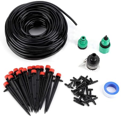 Dailygoods- Tuinirrigatiesysteem Verstelbaar - Druppelirrigatiesysteem - Automatisch irrigatiesysteem - Hoogwaardig ABS-materiaal - Duurzaam - Waterbesparend - Druppelirrigatie