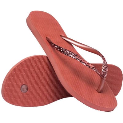 Havaianas HAV. SLIM GLITTER II CANYON CLAY Dames Slippers - canyon clay