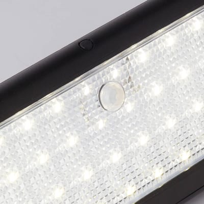 Searchlight LED-zonne-wandlamp 67422BK-PIR, bewegingsmelder