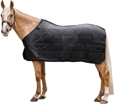 Thermo Onderdeken Paard - Paardendeken Onderlaag - Paard Warm Houden - Clip-in Systeem - 125 - Zwart