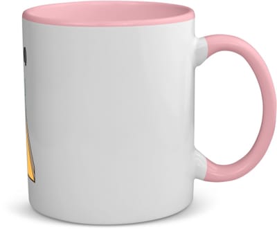 Akyol - bowlen met eigen naam koffiemok - theemok - roze - Bowlen - bowler - sport - 350 ML inhoud