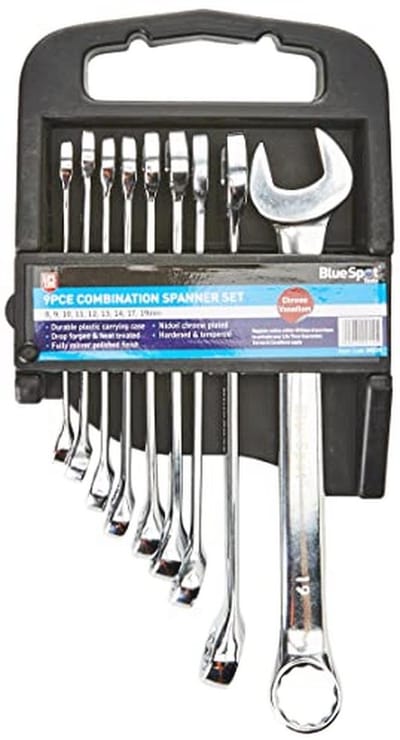 Metrische combinatie moersleutel set - 9 stuks