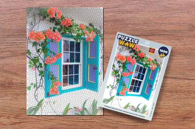 Puzzel Typische architectuur van een huis op Sint Maarten - Legpuzzel - Puzzel 1000 stukjes volwassenen