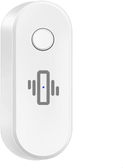 Trillingssensor - Schokdetector Alarm - Huis Beveiligen - Real-time App Meldingen - 70x24x20mm - Wit