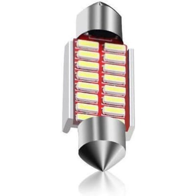 1 stuks 12V C5W 31mm 36mm 39mm 41mm 4014 Auto Koepellampen Auto Interieur Koepellamp Leeslamp Wit 36mm [16 lights]