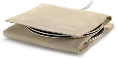 Elektrische Bordenwarmer - Borden verwarmen - Eten warm houden - Thermostatisch geregeld - Voor 6 borden - Beige