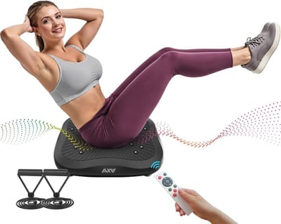Vibratieplaat voor Lymfedrainage en Full-Body Fitness - Compacte Mini Trainingsmachine voor Thuisgebruik