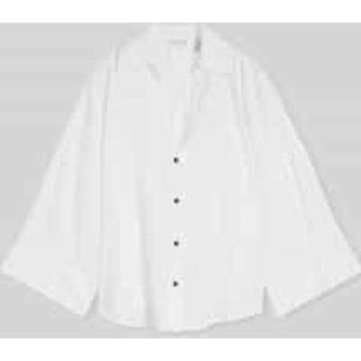 Linnen oversized blouse met lange mouwen voor dames Tom Tailor