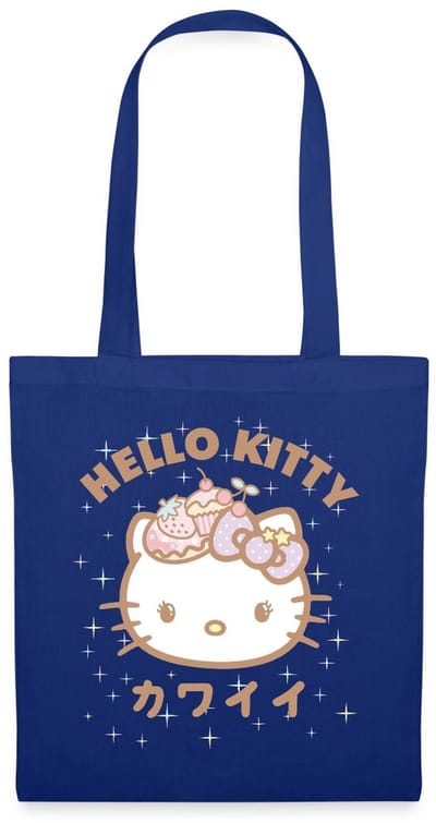 Hello Kitty Kawaii Stijlen Met Sterren Tas Van Stof Schoudertas
