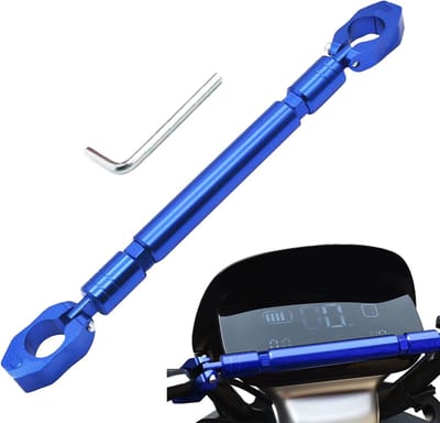 Motorfietsstuur Stabilisator - Stuur Balansbalk - Motorrijden Verbeteren - Verstelbaar Ontwerp - 310-360 mm - Blauw