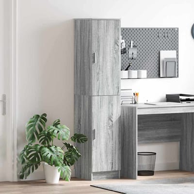vidaXL - Highboard - Grijs - Sonoma - 35 - x - 39 - x - 168 - cm