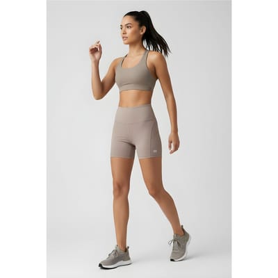 Korte Hoge taille Slim-fit Leggings met Ceintuur