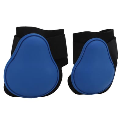 1 Paire Genouillères pour Chevaux Douces Antidérapantes Faciles à Coller PU   Bottes pour Chevaux