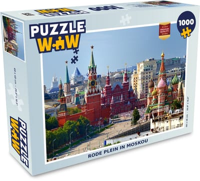 Puzzel Rode plein in Moskou - Legpuzzel - Puzzel 1000 stukjes volwassenen