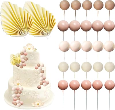 27-delige Taartdecoraties, Vlaggen en Taarttopper Set voor Babyshower, Verjaardagsfeest en Bruiloft