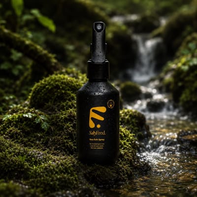 Sea salt spray met handige spuitkop - 6% zeezout spray - Van futloos naar fabulous - 100% meer volume en minder vet haar - Salty FRED