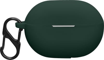 kwmobile cover voor oordopjes case - geschikt voor Huawei FreeBuds Pro 3 - Trendy beschermhoes draadloze oordopjes in donkergroen