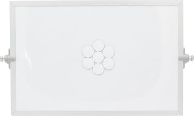 Sam Creative Whiteboard Magneten - Magnetisch Symbool - Cirkel - 2 cm - Wit - 25 stuks - Whiteboard