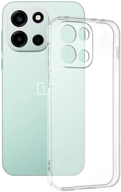 Hoesje geschikt voor OnePlus Nord 6 - Techsuit Clear Silicone Back Cover - Transparant