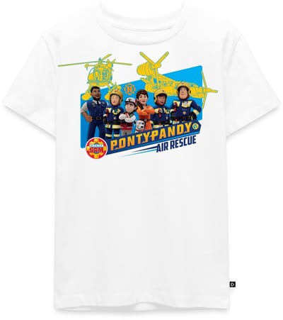 Brandweerman Sam™ Pontypandy Luchtredding Premium T Shirt Kinderen