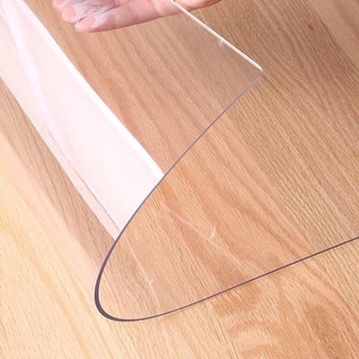 Transparante vloermat - Stoelmat beschermer - Vloeren beschermen - Antislip en waterdicht - 15 mm dik - Transparant