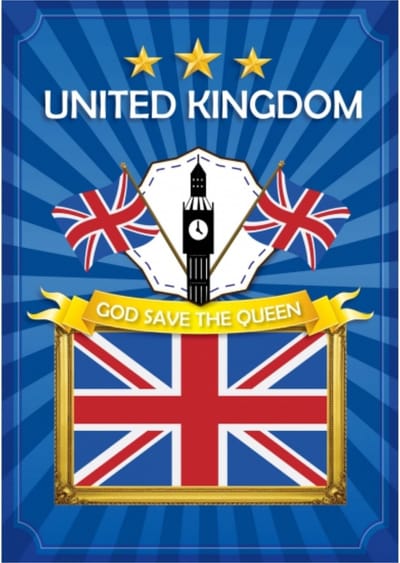 Poster United Kingdom / God save the Queen - 59 x 42 cm