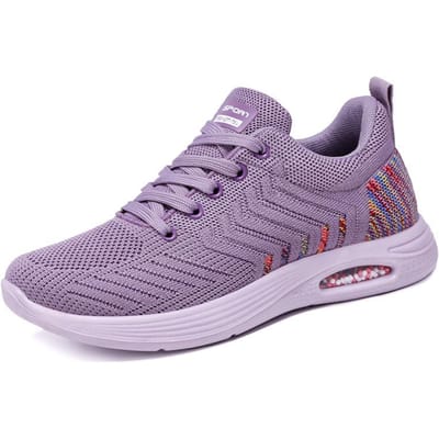 Damesschoenen Nieuwe Sportschoenen Damesmode Trendy Damesschoenen Vliegweefsel Zachte Zool Damesschoenen 41 gray