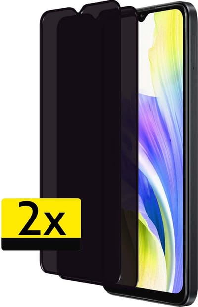 Screenprotector - Geschikt voor OPPO A38 - 2 Stuks - Privacy Filter - Beschermglas - Gehard Glas - Tempered Glass - Screen Protector