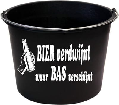 Emmer Tekst bier verdwijnt - Verjaardag - Vaderdag - Spreek - Gein- Quote  -Gepersonaliseerd cadeau - Naam