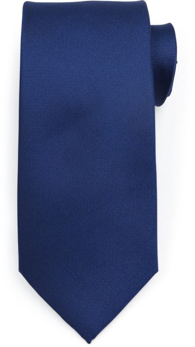Suitable zijden stropdas Royal Blauw - Effen - Heren das