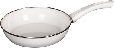 Klassieke keramische glazen pan 24 cm, ideaal voor inductie koken