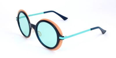 Italia Independent I I MOD SOPHIE 0453 Glitter blue glossy 51/23/140 WOMAN Zonnebrillen