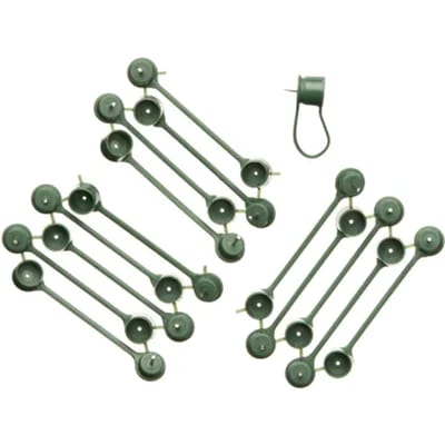 Nature Plantenklemen Groen Ø15mm 15 Stuks