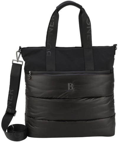 Bogner Schoudertas met laptopvak Monarch Mian Tote Black Zwart