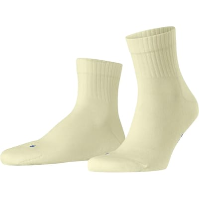 FALKE Run Rib crew eenkleurig katoen functioneel materiaal sokken unisex beige - maat 37-38