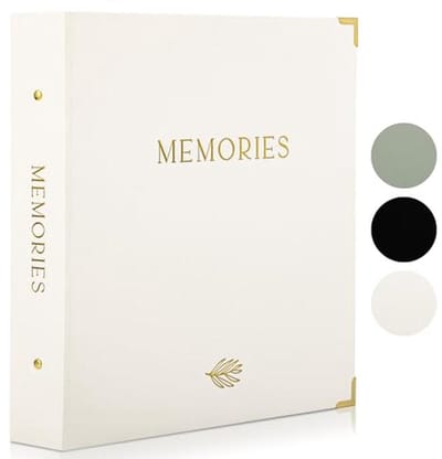 Linnen hardcover fotoalbum voor 4x6 foto's - 500 foto's - stijlvol ontwerp voor bruiloften, babyshowers en speciale gelegenheden