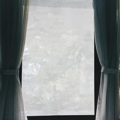 Dailygoods- Raamfolie Bloemenpatroon - Privacyfolie - Statisch - Verduisterend - Duurzaam - 200 x 40 cm