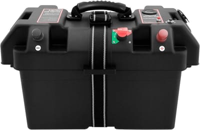 Batterijbox - Accubox - Outdoor Energie - Met USB & 12V - 44 cm - Zwart