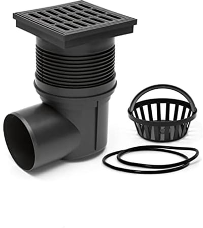 Vloerafvoer met Terugslagklep DN 110 - 150 mm voor Balkon en Terras
